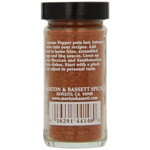 Morton &Amp; Basset Spices, Cayenne Pepper, 1.8 Ounce Pack Of 3