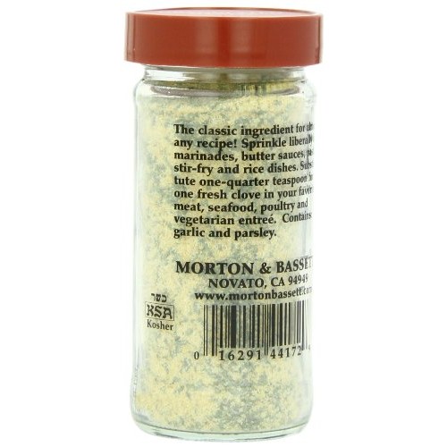 Morton &Amp; Basset Spices, Granulated Garlic With Parsley, 2.6 Ounc