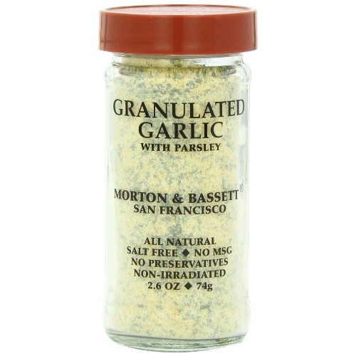 Morton &Amp; Basset Spices, Granulated Garlic With Parsley, 2.6 Ounc