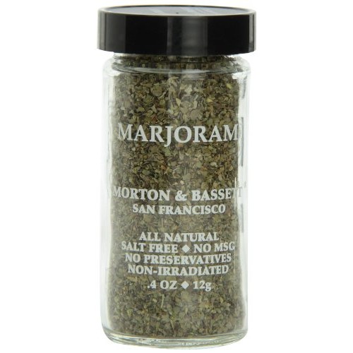 Morton &Amp; Bassett Marjoram, .4-Ounce Jars Pack Of 3