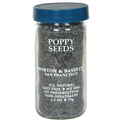 Morton &Amp; Basset Spices, Poppy Seeds, 2.5 Ounce Pack Of 3