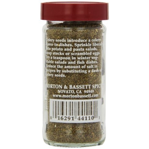 Morton &Amp; Bassett Celery Seed, 1.9-Ounce Jars Pack Of 3