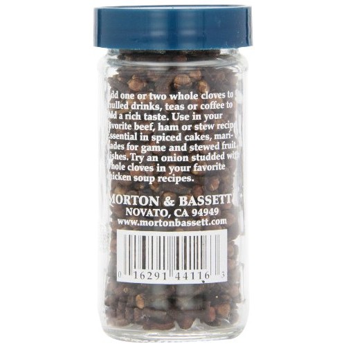 Morton &Amp; Bassett Whole Cloves, 1.3-Ounce Jar