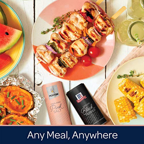 Morton All-Natural Himalayan Pink Salt &Amp; Mccormick Pepper Shaker