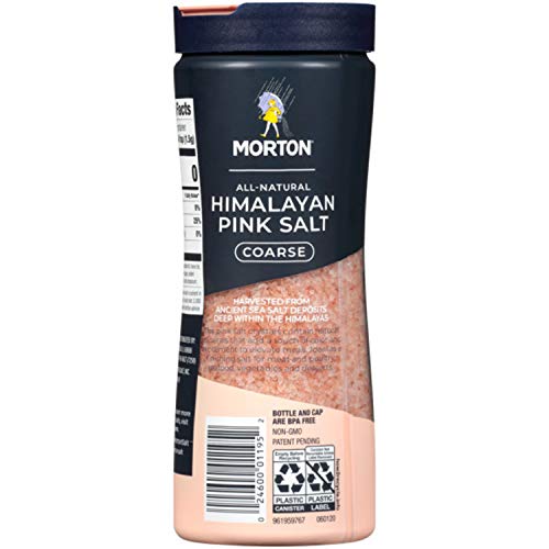 Morton All-Natural Himalayan Pink Salt, Coarse, 17.6 Ounce