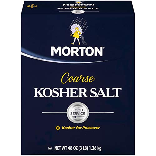 Morton Kosher Salt, Coarse, Food Service, 3 Pounds