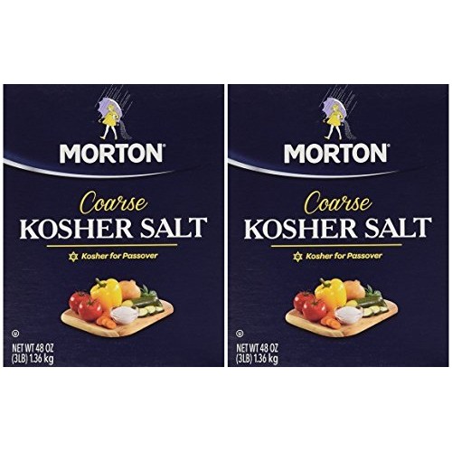 Morton Salt Kosher Salt, 3 Lbs, Pack Of 2