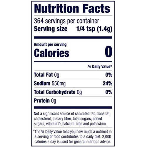 Morton Salt All-Natural Himalayan Pink Salt, Fine, 17.6 Ounce