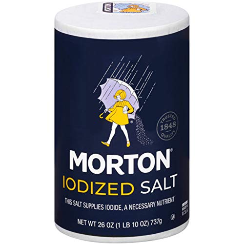 Morton Table Salt, Iodized, 26 Ounce Pack Of 24