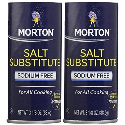 Morton Salt Substitute, 3.12 Oz, 2 Pk