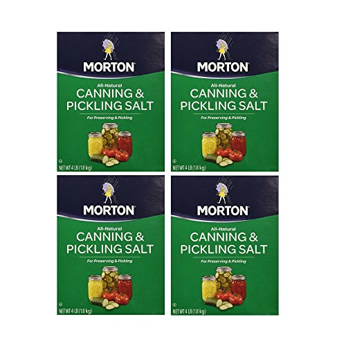 Morton Canning An Pickling Salt 4 Pound Box 4 Pack