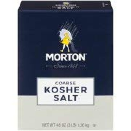 Morton Coarse Kosher Salt, 3 LB Pack of 4