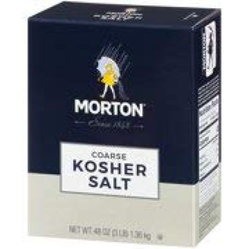 Morton Coarse Kosher Salt, 3 LB Pack of 4