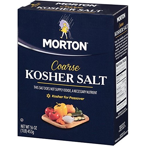 Morton Coarse Kosher Salt – For Everyday Cooking, Grilling, Brin...