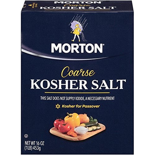 Morton Coarse Kosher Salt – For Everyday Cooking, Grilling, Brin...