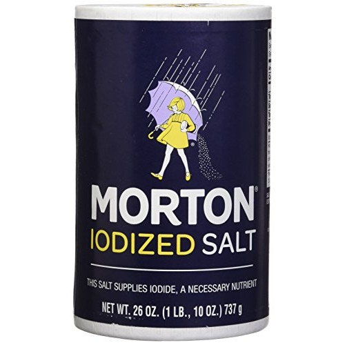 Morton Iodized Salt, 26 Oz, Pack Of 2