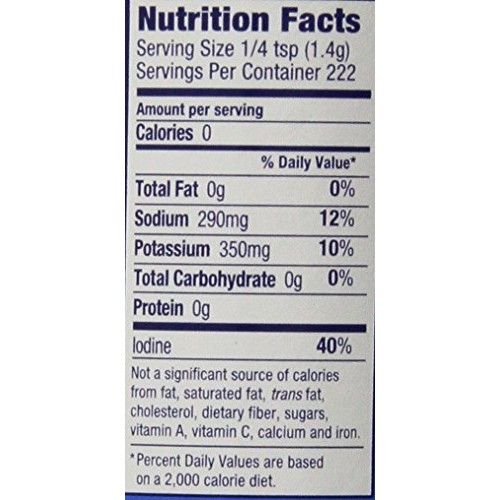 Morton Lite Salt, With Half The Sodium Of Table Salt, 11 Oz