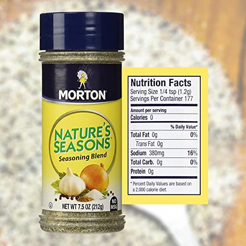 Morton Nature’s Seasons Seasoning Blend – 7.5 OZ 6 pack