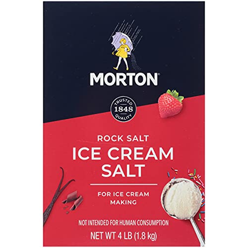 Morton Ice Cream Salt, 4 Pound