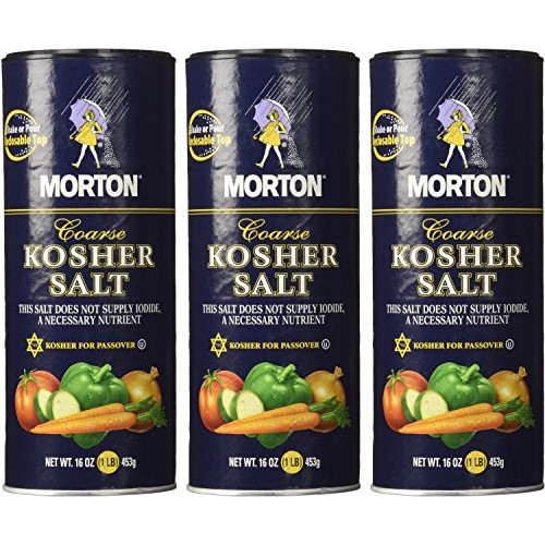 Morton Kosher Salt Coarse, 16 Oz Pack Of 1