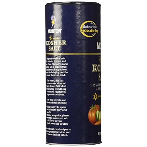 Morton Kosher Salt Coarse, 16 Oz Pack Of 1