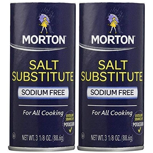 Morton Salt Substitute, 3.12 Oz, 2 Pk