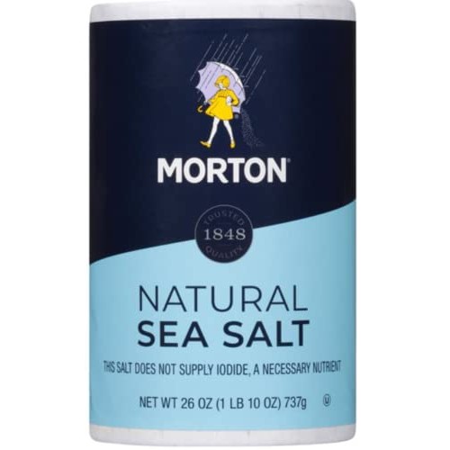 Natural Sea Salt Morton Canister 26 Oz