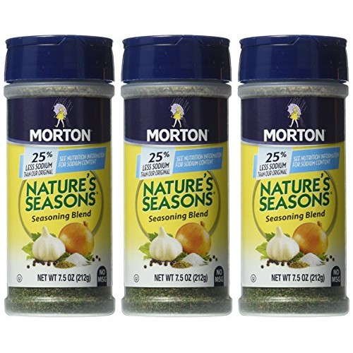 Mortons. Natures Seasons, Seasoning Blend, No Msg &Amp; 25% Less S