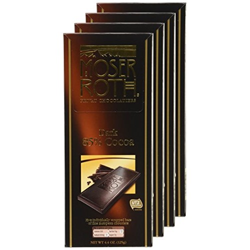 Moser Roth Privat Chocolatiers 85% Cocoa 4 Packs Moser Roth Privat Chocolatiers 85% Cocoa 4 Packs