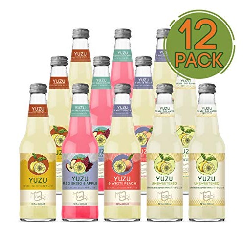Moshi Yuzu Sparkling Drink - Variety Pack, Made With 100% Yuzu J