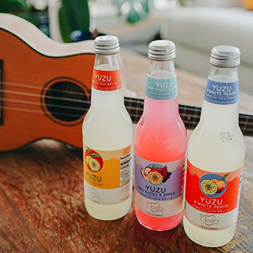 Moshi Yuzu Sparkling Drink - Variety Pack, Made With 100% Yuzu J