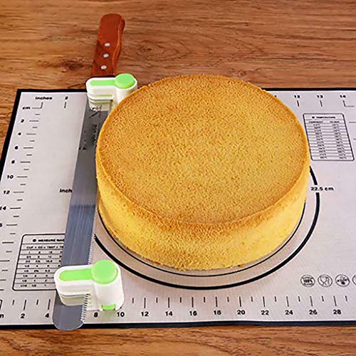 Bread Cutter,Mosunx Housewares 4 Pcs Adjustable Even Cake Slicin