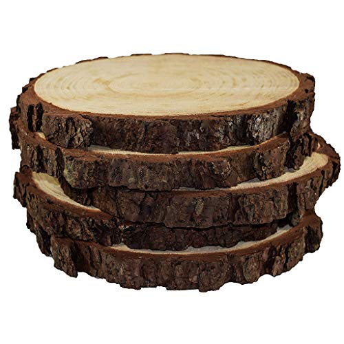 Rustic Woods Slices,Mosunx Housewares 5Pcs Wood Slices For Cente