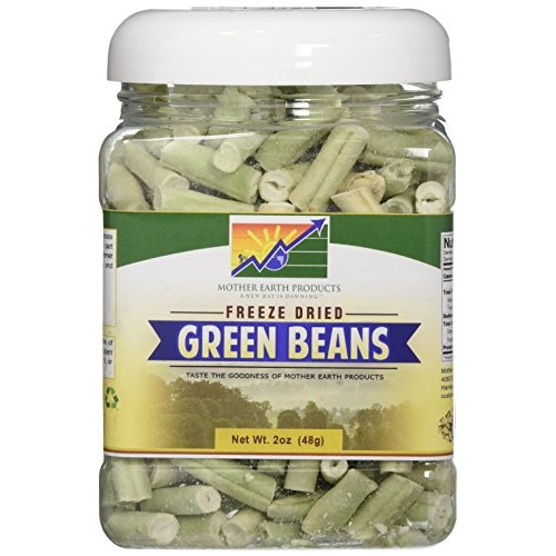 Mother Earth Products Freeze Dried Green Beans, Quart Jar