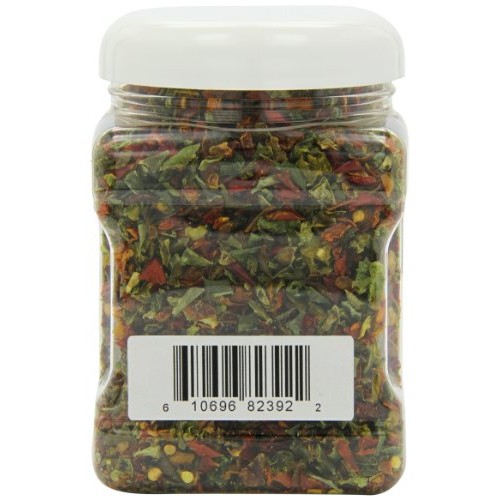 Mother Earth Products Dehydrated Mixed Bell Peppers Jar, 9 Ounce