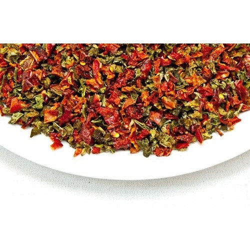 Mother Earth Products Dehydrated Mixed Bell Peppers Jar, 9 Ounce