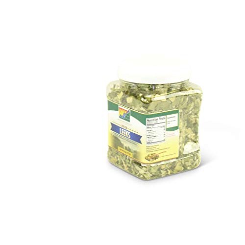 Mother Earth Products Dried Leek Rings, Quart Jar