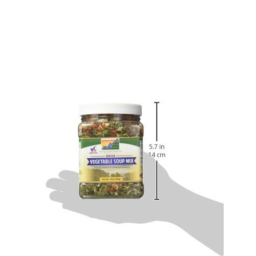 Mother Earth Products Dried Vegetable Soup Mix, 10Oz 283G
