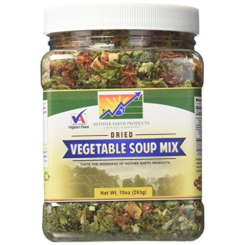 Mother Earth Products Dried Vegetable Soup Mix, 10Oz 283G