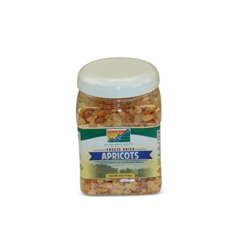 Mother Earth Products Freeze Dried Apricots Jar, 4Oz