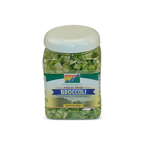 Mother Earth Products Freeze Dried Broccoli, Net Wt 3Oz 85G