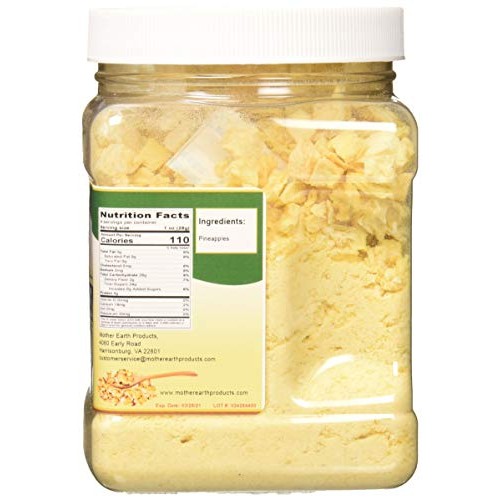 Mother Earth Products Freeze Dried Pineapples, 4 Oz