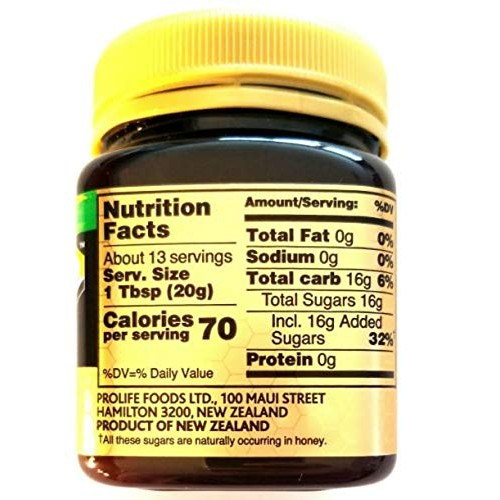 New Zealand Manuka Honey Certified Umf 10+, 8.8Oz250G New Zealand Manuka Honey Certified Umf 10+, 8.8Oz250G