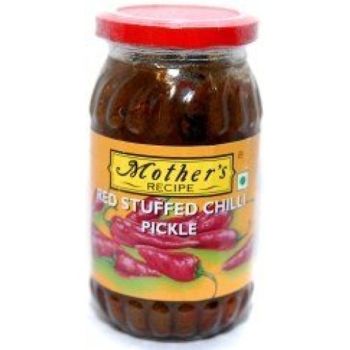 Mothers Recipe Red Stuffed Chilli Pickle - 500G