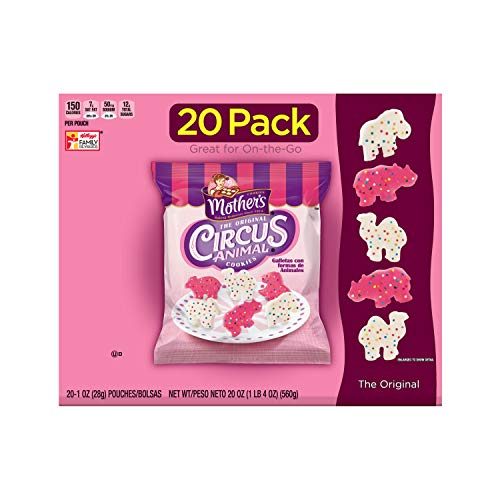 Mother’S Cookies, Original Circus Animal, 20 Oz Caddy 20 Count