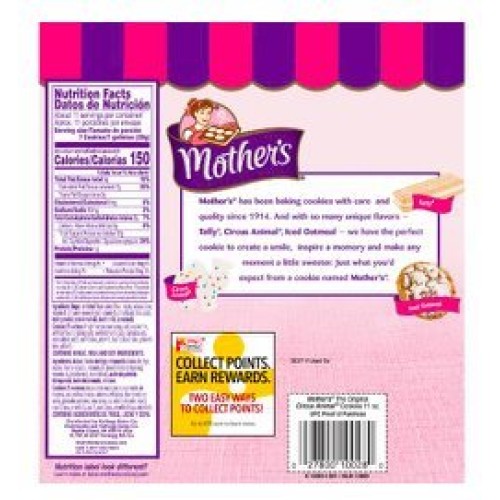 Mothers Circus Frosted Animal Cookies Resealable Bag 11 Oz 2 Pack