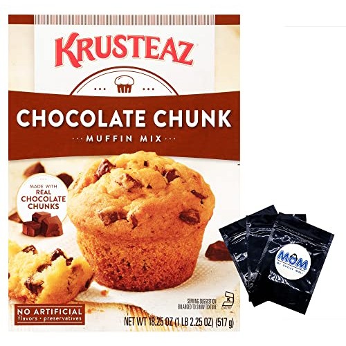 Chocolate Chip Muffin Mix Bundle Two Boxes 18.25 oz Krusteaz C...
