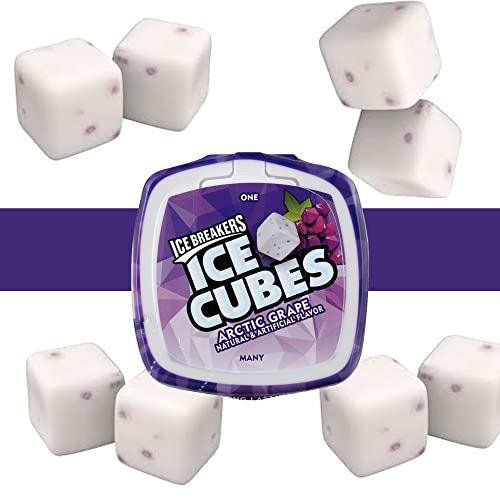 Ice Breakers Ice Cubes Sugar Free Gum, Arctic Grape Ice Cubes Gu...