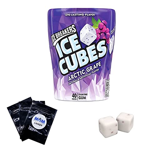 Ice Breakers Ice Cubes Sugar Free Gum, Arctic Grape Ice Cubes Gu...