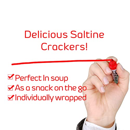 Oyster Crackers Single Serve Soup Cracker 0.50 Oz Pack of 50 S...